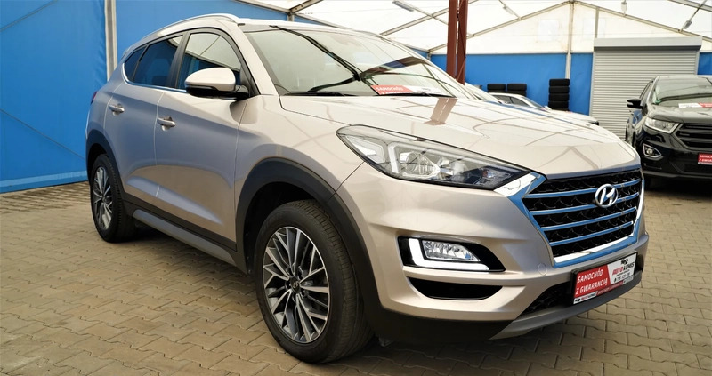 Hyundai Tucson cena 93990 przebieg: 80900, rok produkcji 2019 z Ryn małe 781